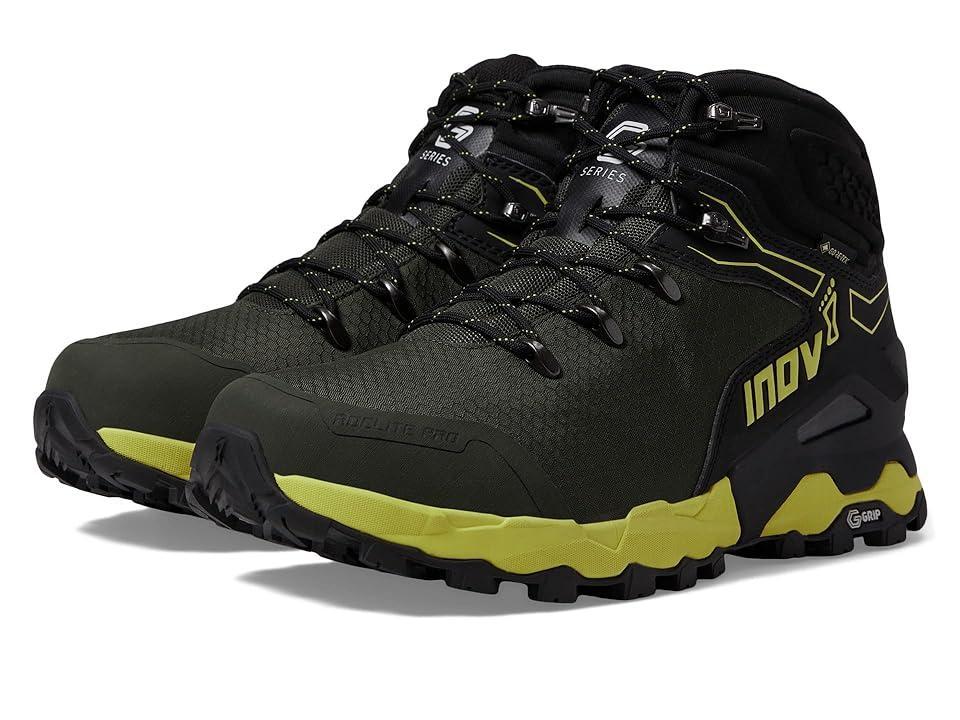 inov-8 Roclite Pro G 400 GTX(r) V2 (Olive/Black/Yellow) Men's Shoes Product Image