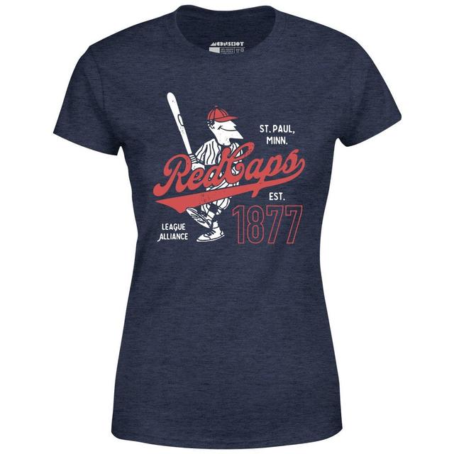 Saint Paul Red Caps - Minnesota - Vintage Defunct Baseball Teams - Women's T-Shirt Female Product Image