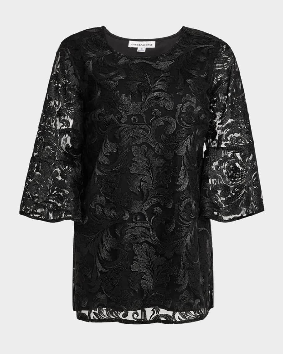 Bella Embroidered Lace Tunic Product Image