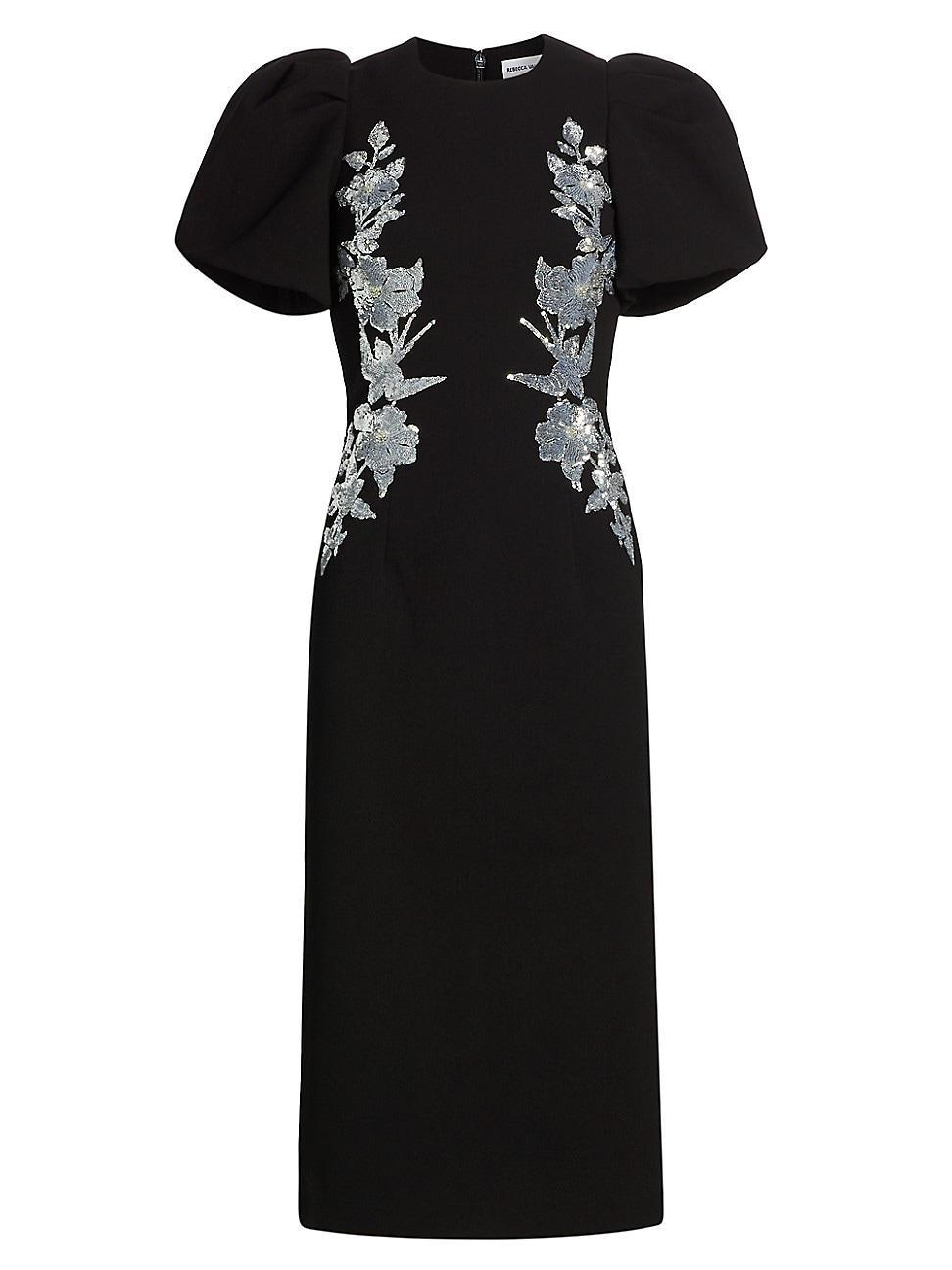 Womens Monroe Embellished Midi-Dress Product Image