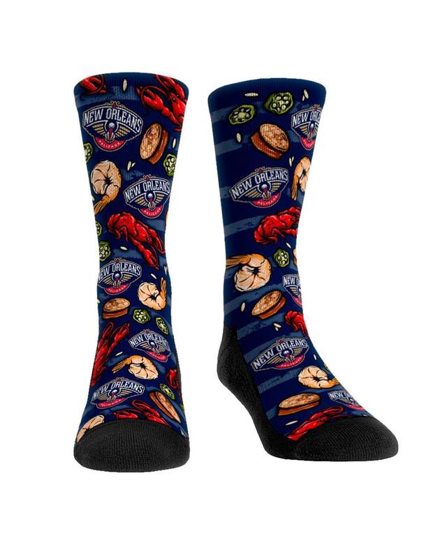 Mens Rock Em Socks New Orleans Pelicans Gumbo Crew Socks Product Image