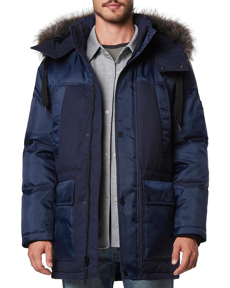 Andrew Marc Tripp Removable Faux Fur Hooded Parka Product Image