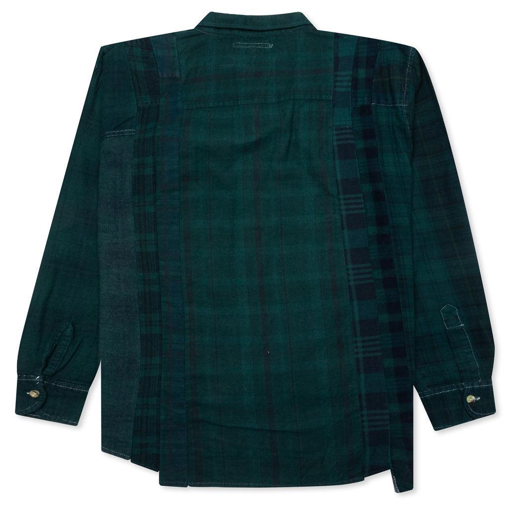 Over Dye 7 Cuts Shirt - Green Male Product Image