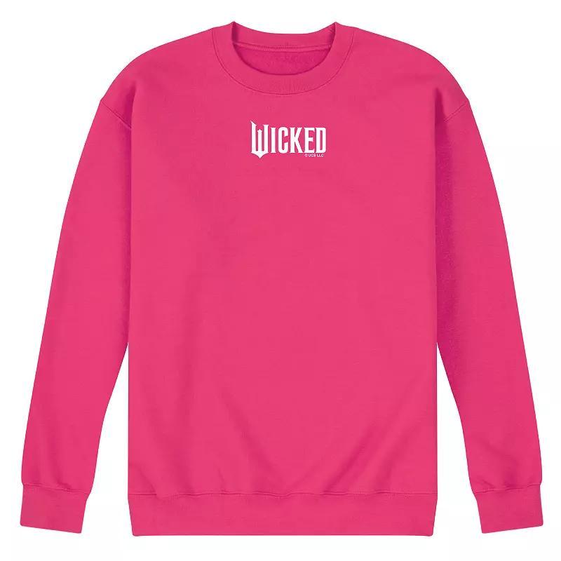 Mens Wicked Logo Fleece Sweatshirt Pink Product Image