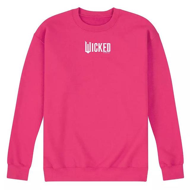 Mens Wicked Logo Fleece Sweatshirt Pink Product Image