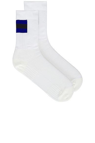 On Tennis Sock in White Product Image