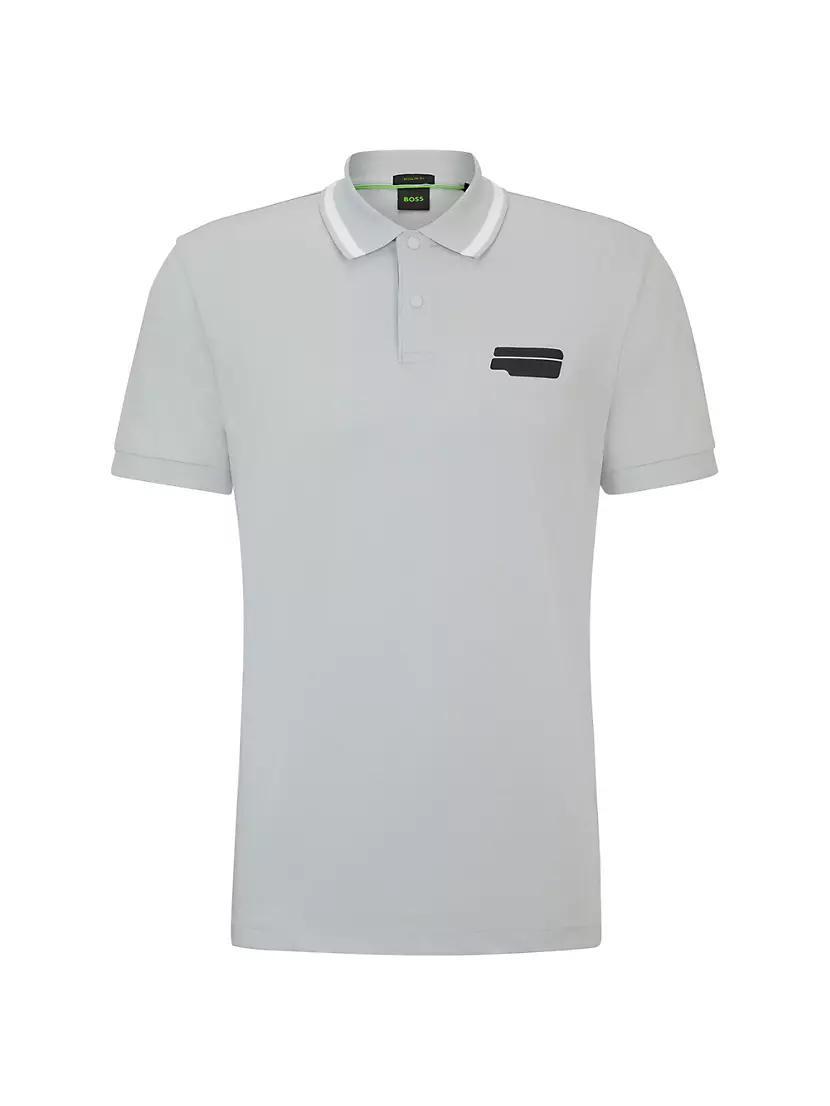 Cotton Jersey Polo Shirt with Logo Artwork product image