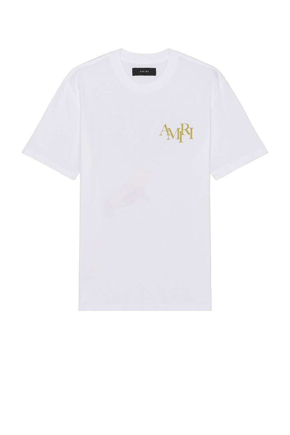 Amiri Champagne Tee White. (also in L, M, S). Product Image