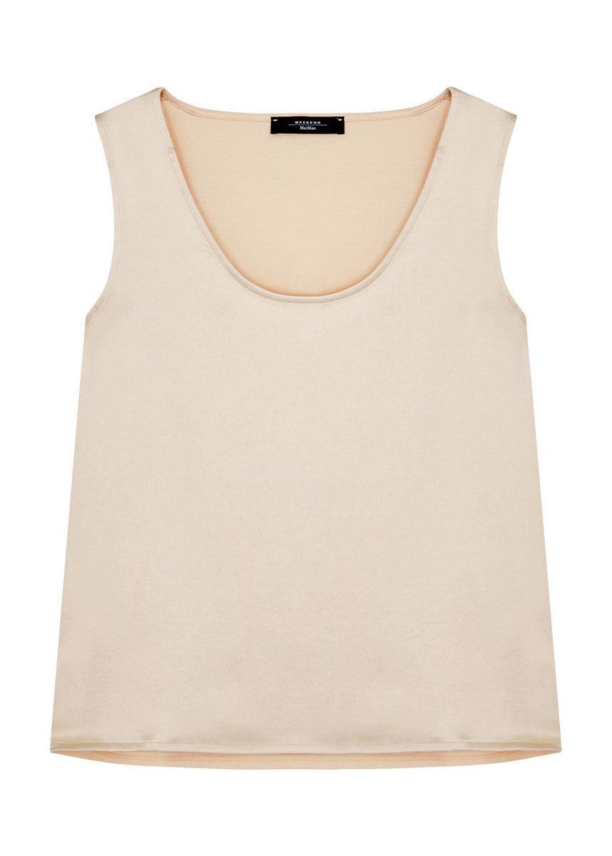 Max Mara Weekend Sonale Ivory Satin Top Product Image