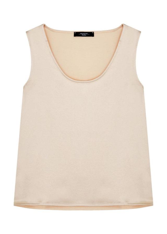 Max Mara Weekend Sonale Ivory Satin Top Product Image