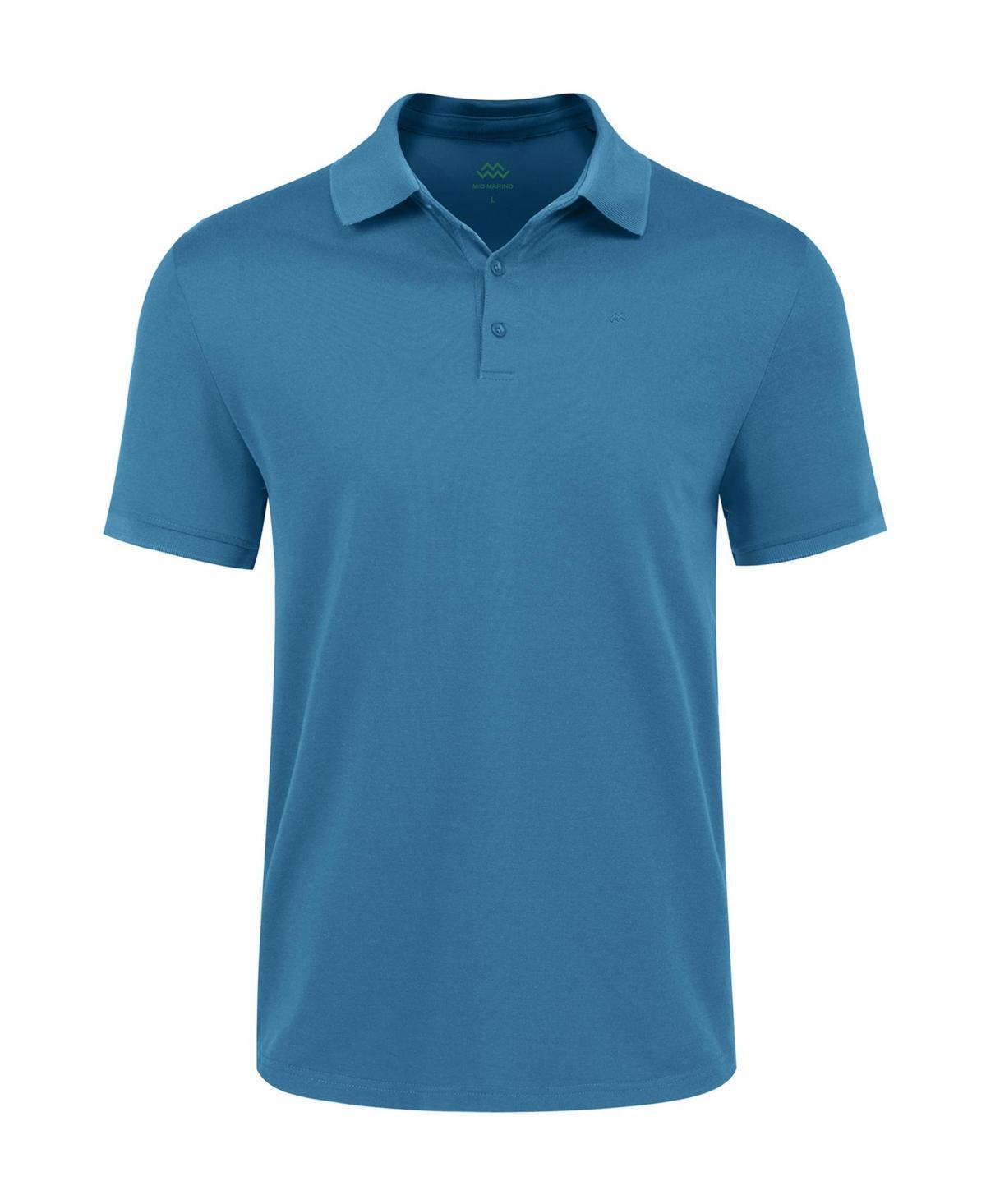 Mens Classic-Fit Cotton-Blend Pique Polo Shirt Product Image