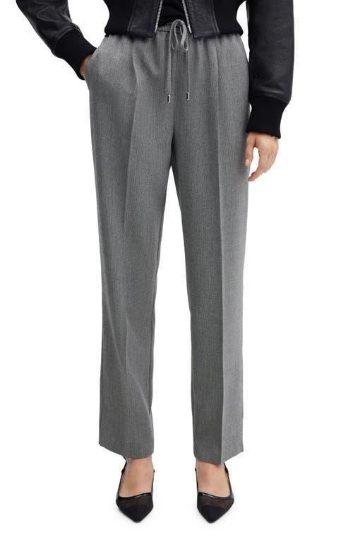 MANGO Cuffed Seam Detail Lounge Pants Product Image