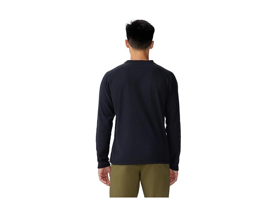 Mountain Hardwear Summit Grid Long Sleeve Crew (Combat ) Men's Clothing Product Image