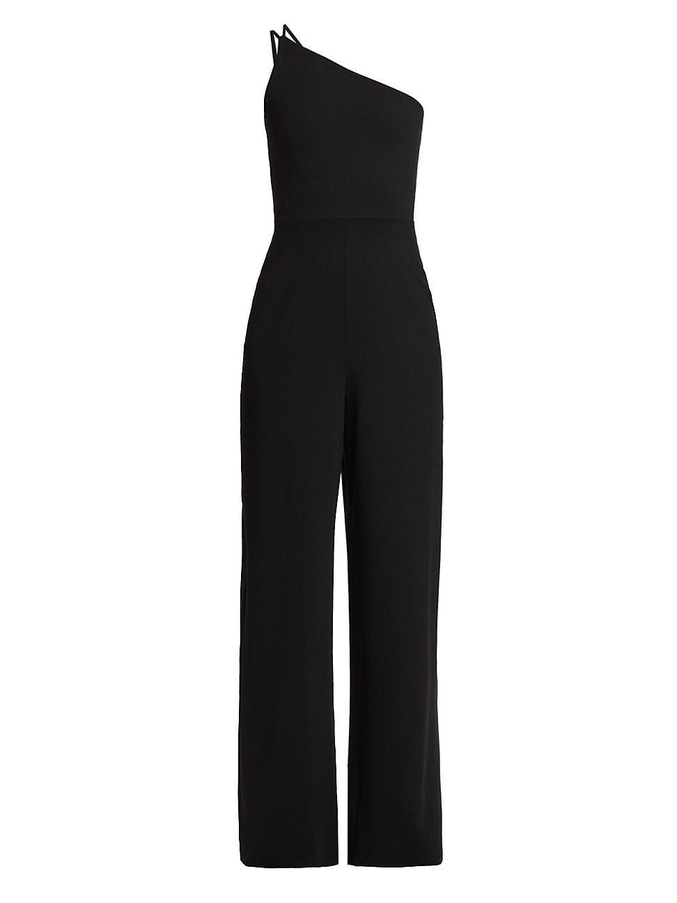 Womens One-Shoulder Wide-Leg Jumpsuit product image