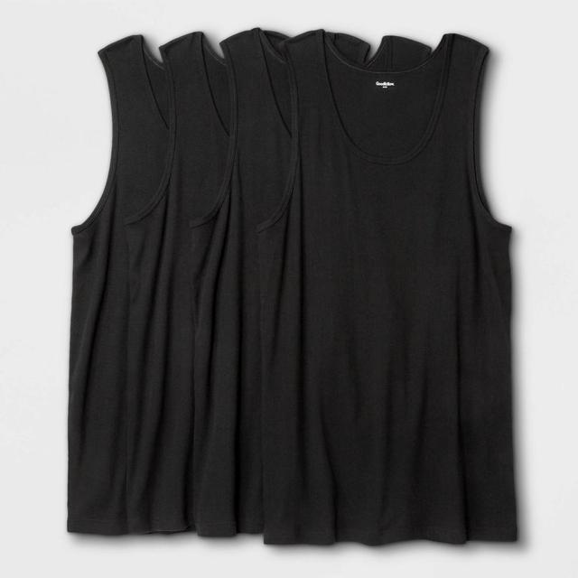 Mens Big & Tall 4pk Tank Top - Goodfellow & Co Product Image