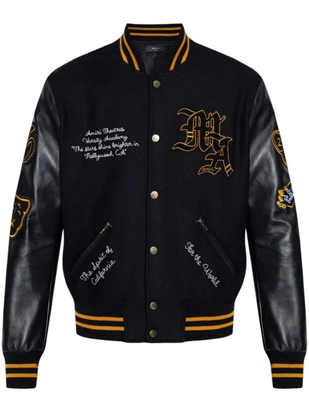 AMIRI Lion Bomber Jacket In Black Product Image