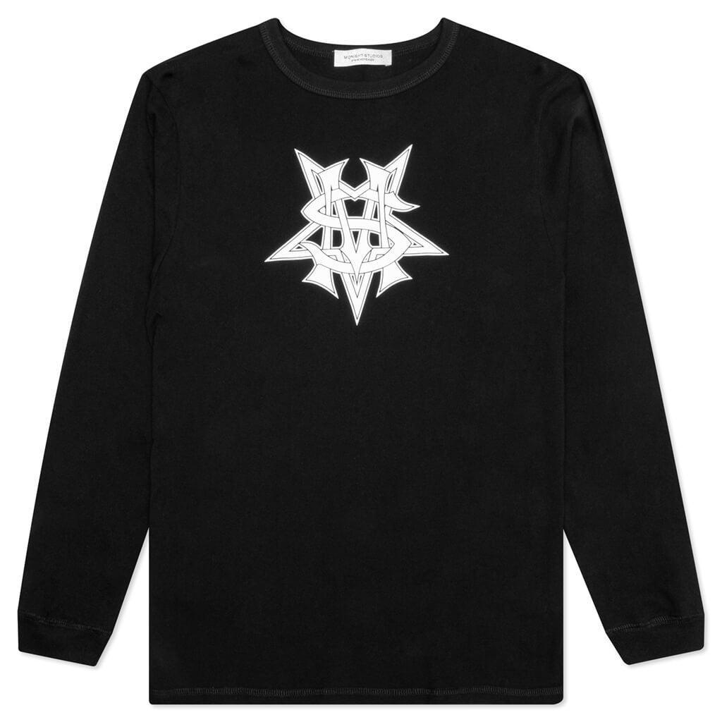 Monogram L/S Tee - Black Male Product Image