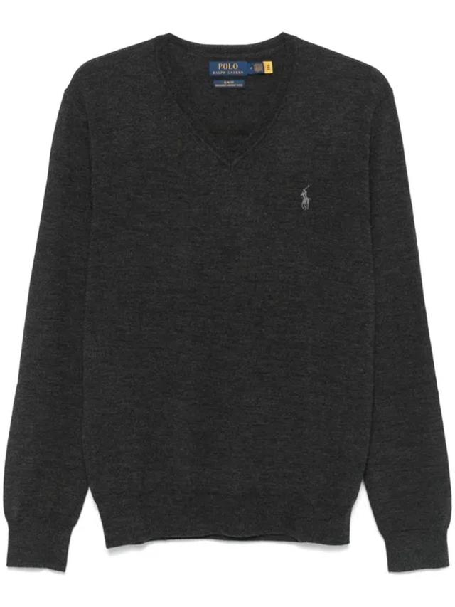 POLO RALPH LAUREN Polo Pony Jumper In Grey Product Image