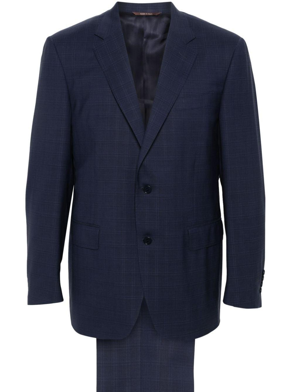 CANALI Einreihiger Anzug In Blau Product Image