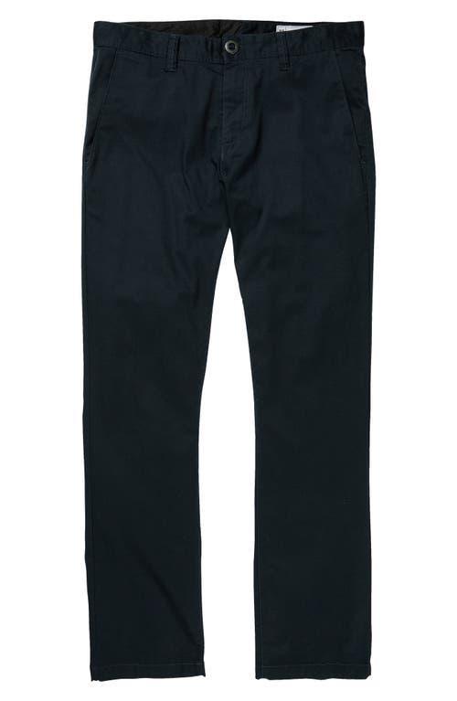 Volcom Frickin Modern Stretch (Dark Navy 2) Men's Casual Pants Product Image