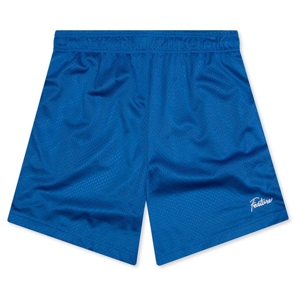 West Mesh Shorts - Blue Male Product Image