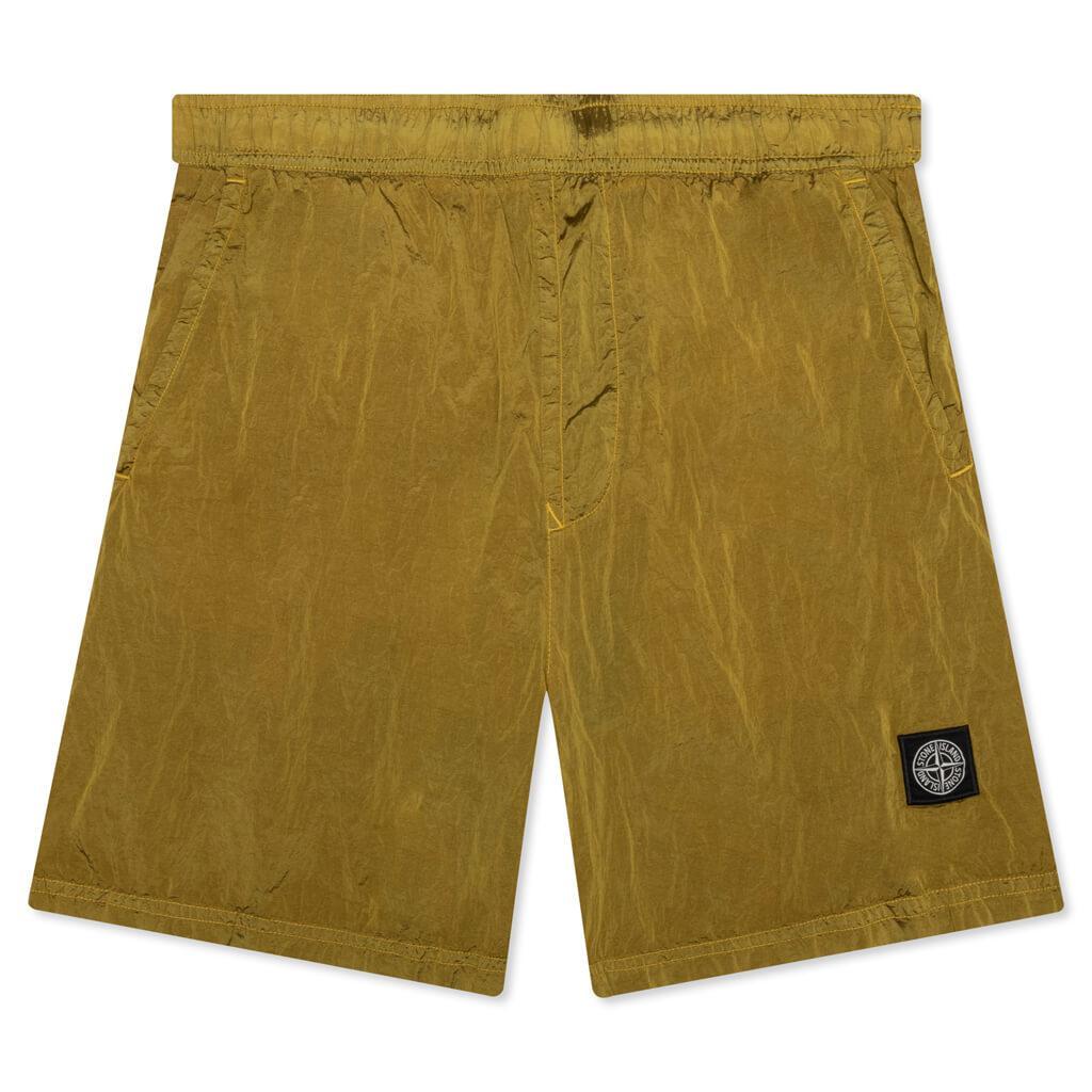 Econyl Regenerated Nylon Swim Trunks - Yellow Male Product Image