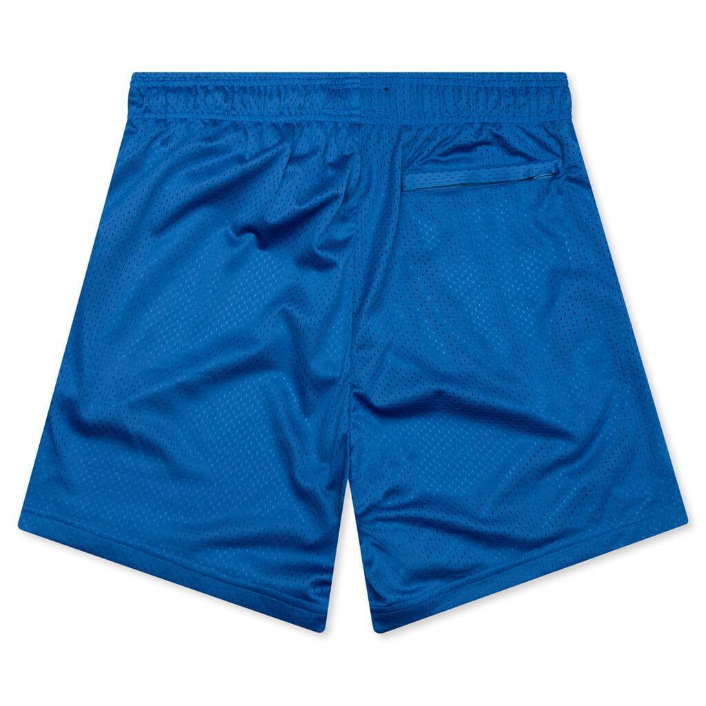 West Mesh Shorts - Blue Male Product Image