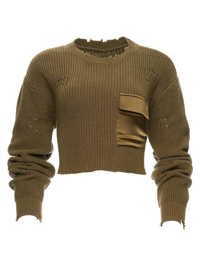 Womens Mid Cropped Devin Sweater Product Image