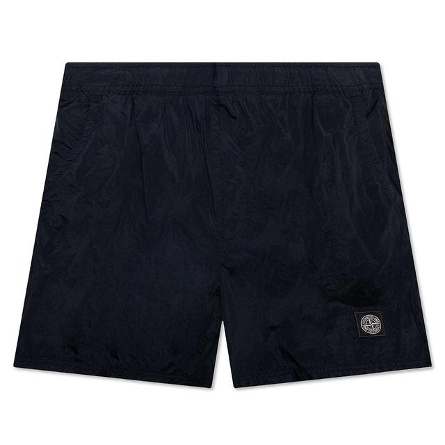 Nylon Metal Shorts - Navy Blue Male Product Image