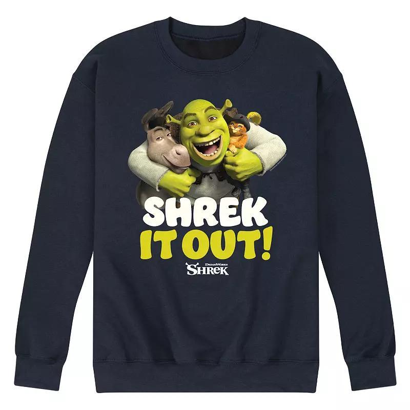 Mens Shrek It Out Sweatshirt Blue Product Image