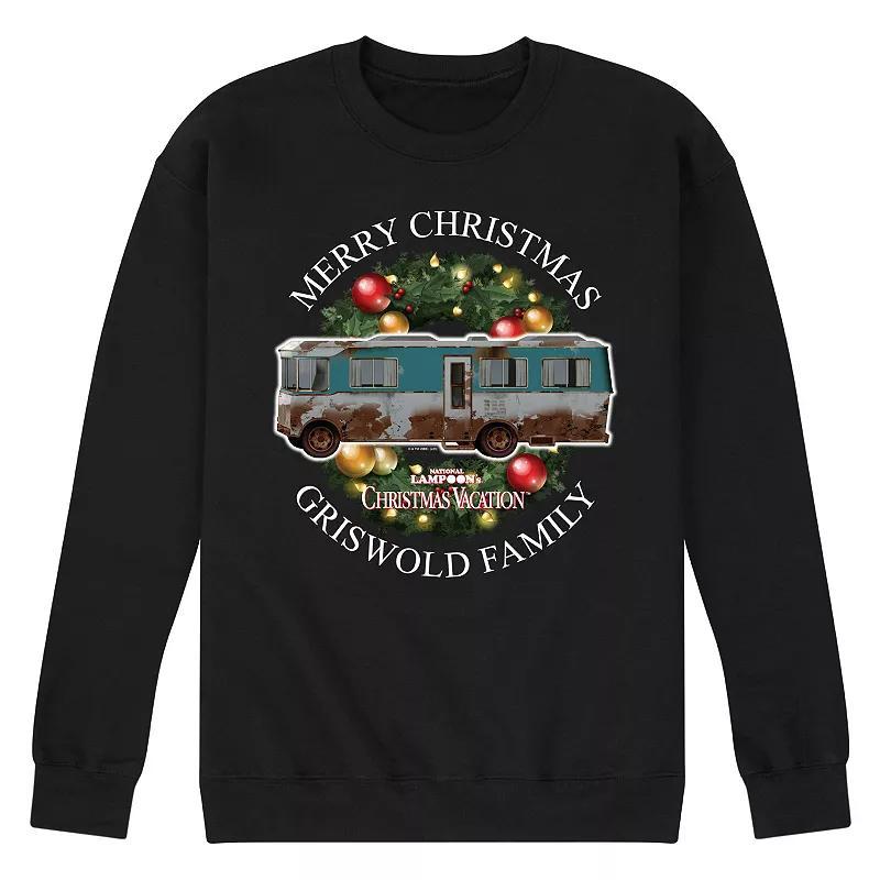 Mens National Lampoons Christmas Vacation Merry Christmas Fleece Sweatshirt Product Image