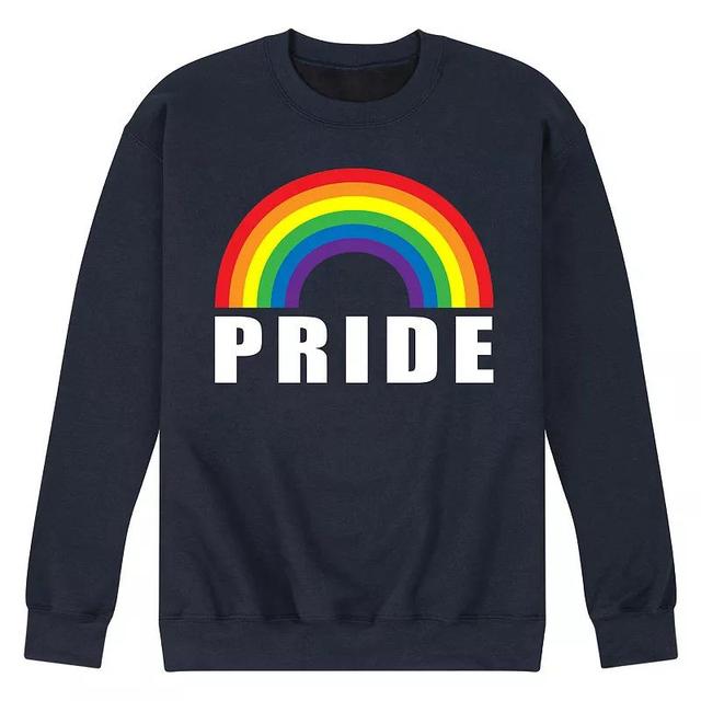 Mens Pride Bow Fleece Sweatshirt Blue Product Image