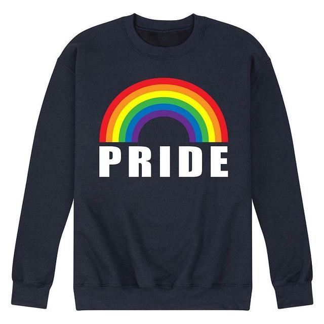 Mens Pride Bow Fleece Sweatshirt Grey Gray Product Image