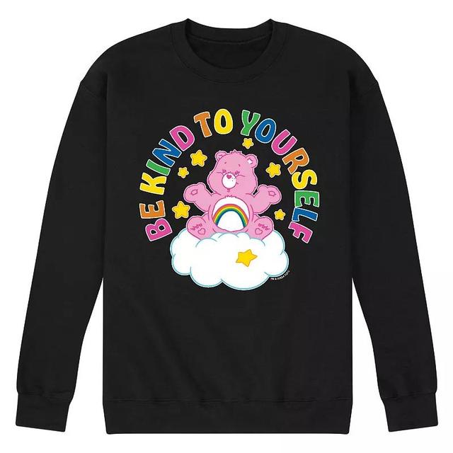 Mens Care Bears Be Kind To Yourself Fleece Sweatshirt Product Image