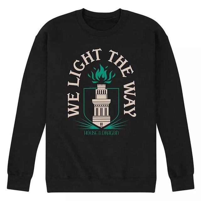 Mens House Of The Dragon We Light The Way Fleece Sweatshirt Product Image