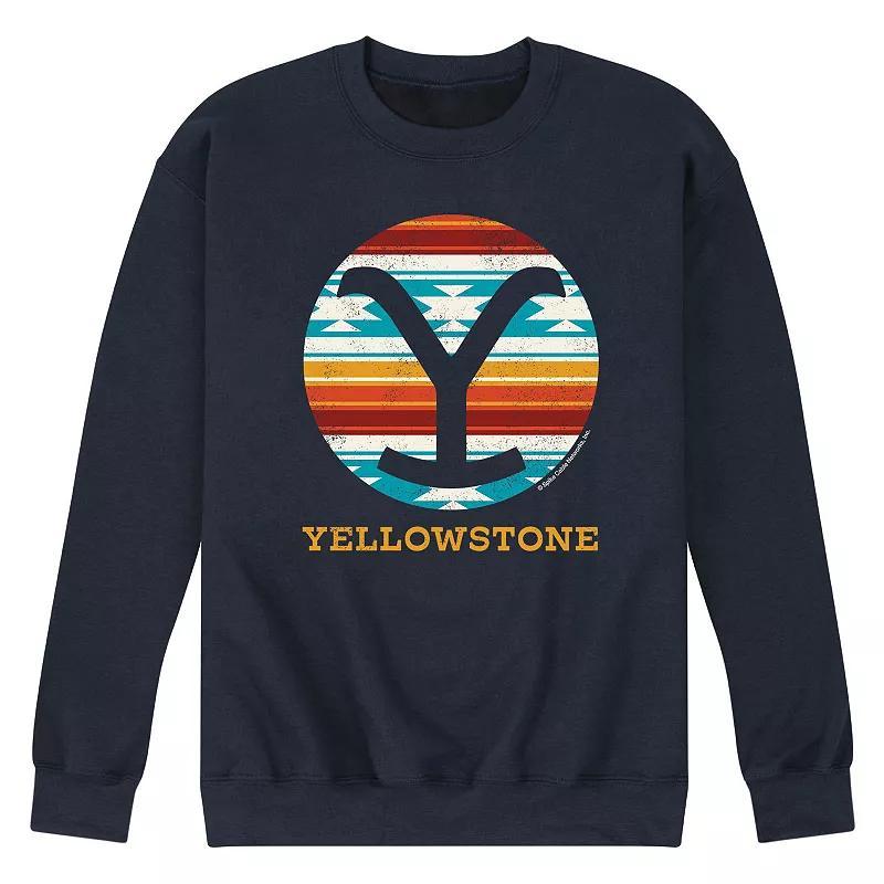 Mens Yellowstone Western Blanket Sweatshirt Product Image