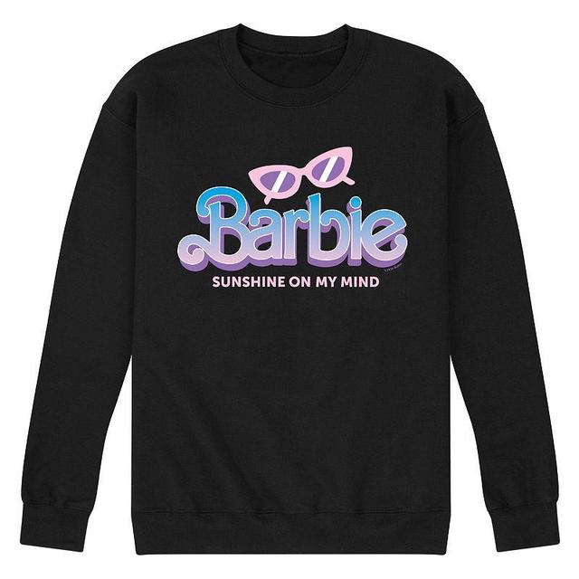 Mens Barbie Sunshine On My Mind Fleece Sweatshirt Product Image