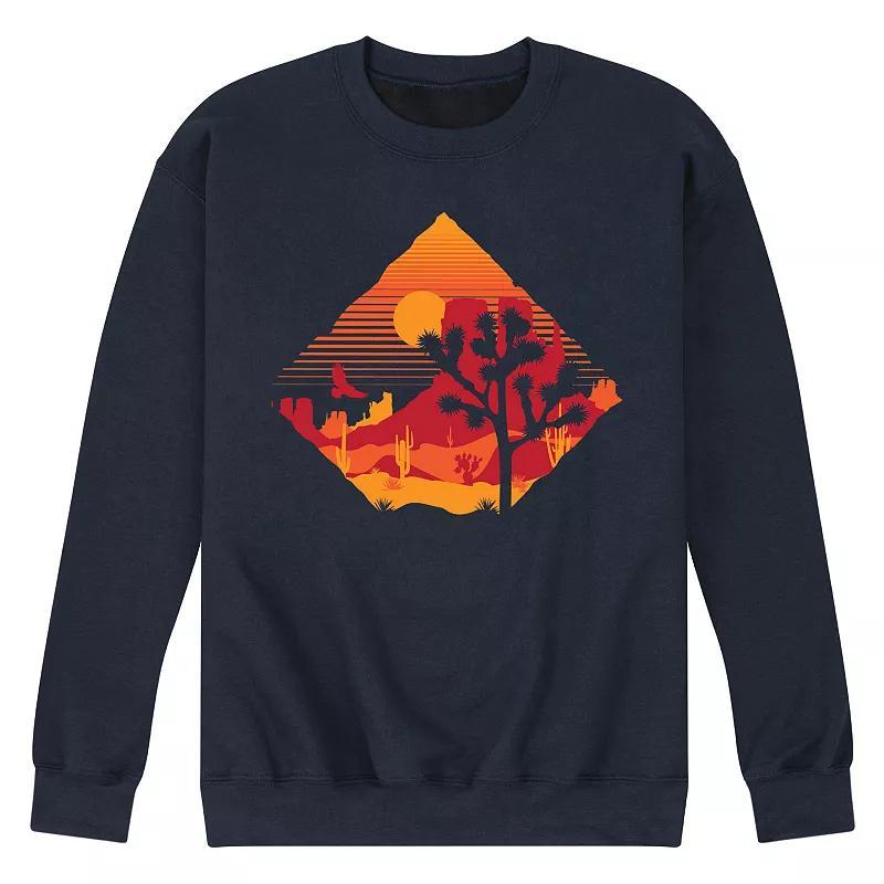 Mens Desert Sunset Graphic Sweatshirt Product Image