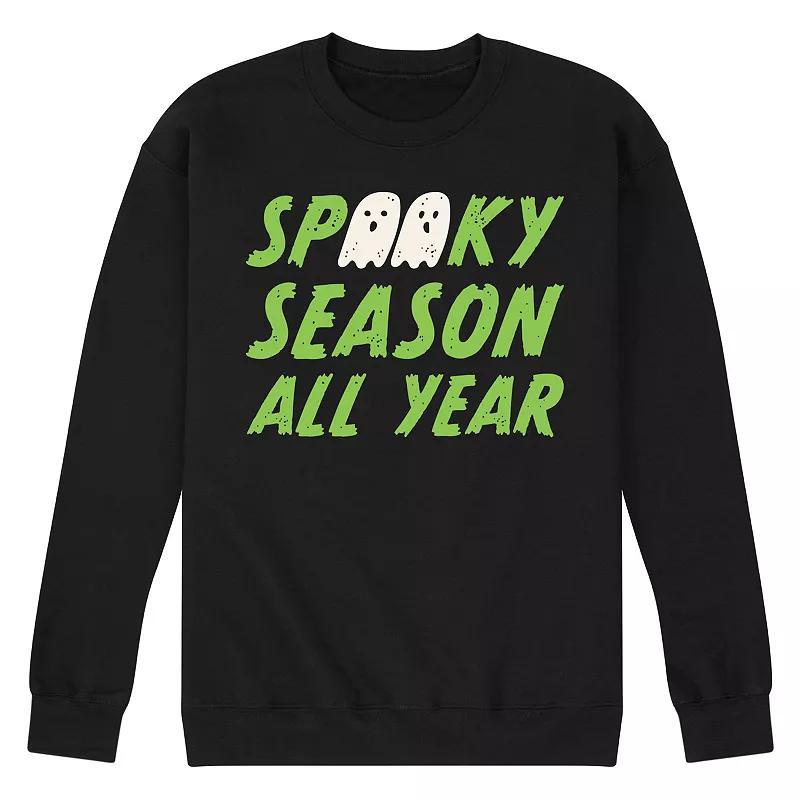 Mens Spooky Season All Year Fleece Sweatshirt Product Image