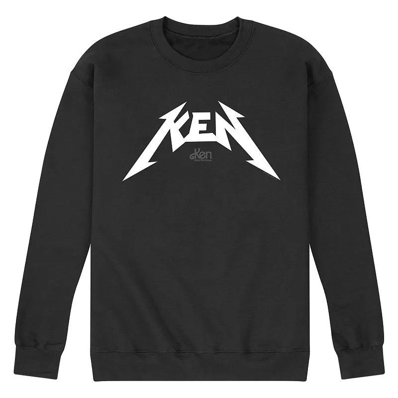 Mens Barbie The Movie Ken Rock Logo Fleece Sweatshirt Product Image