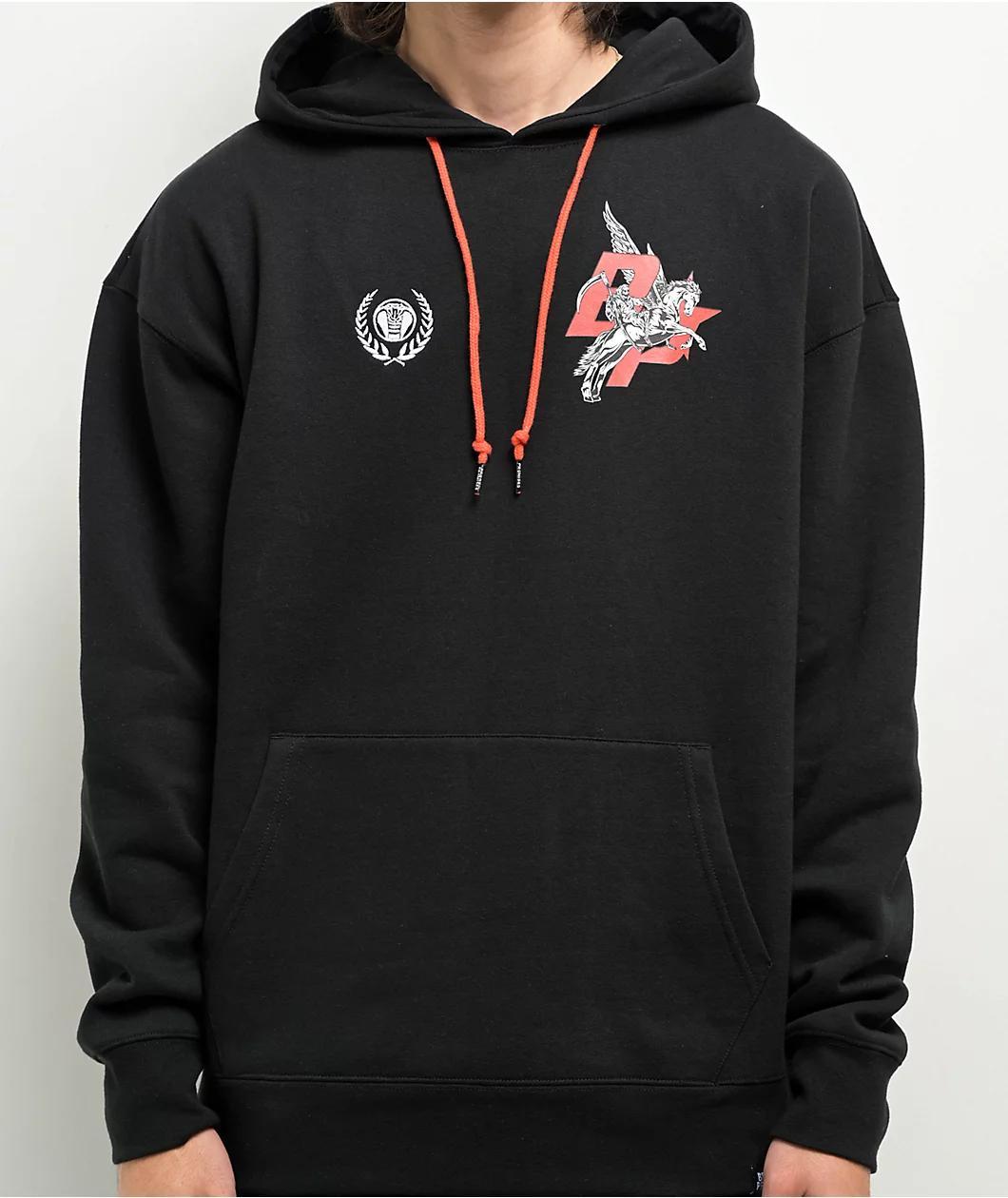 Broken Promises Pegasus Black Hoodie Product Image