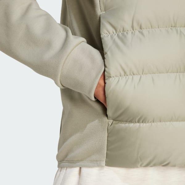 Essentials Hybrid Down Hooded Jacket Product Image