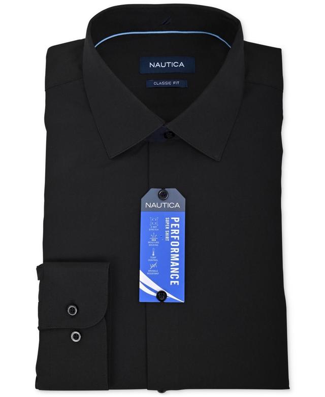 Nautica Mens Regular-Fit Dress Shirt Product Image