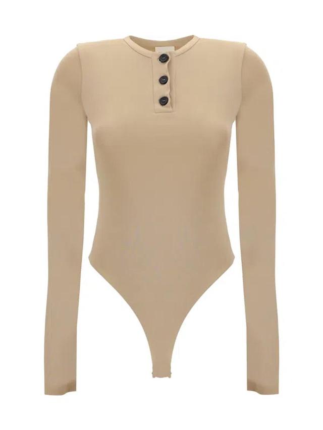 Top In Beige Product Image