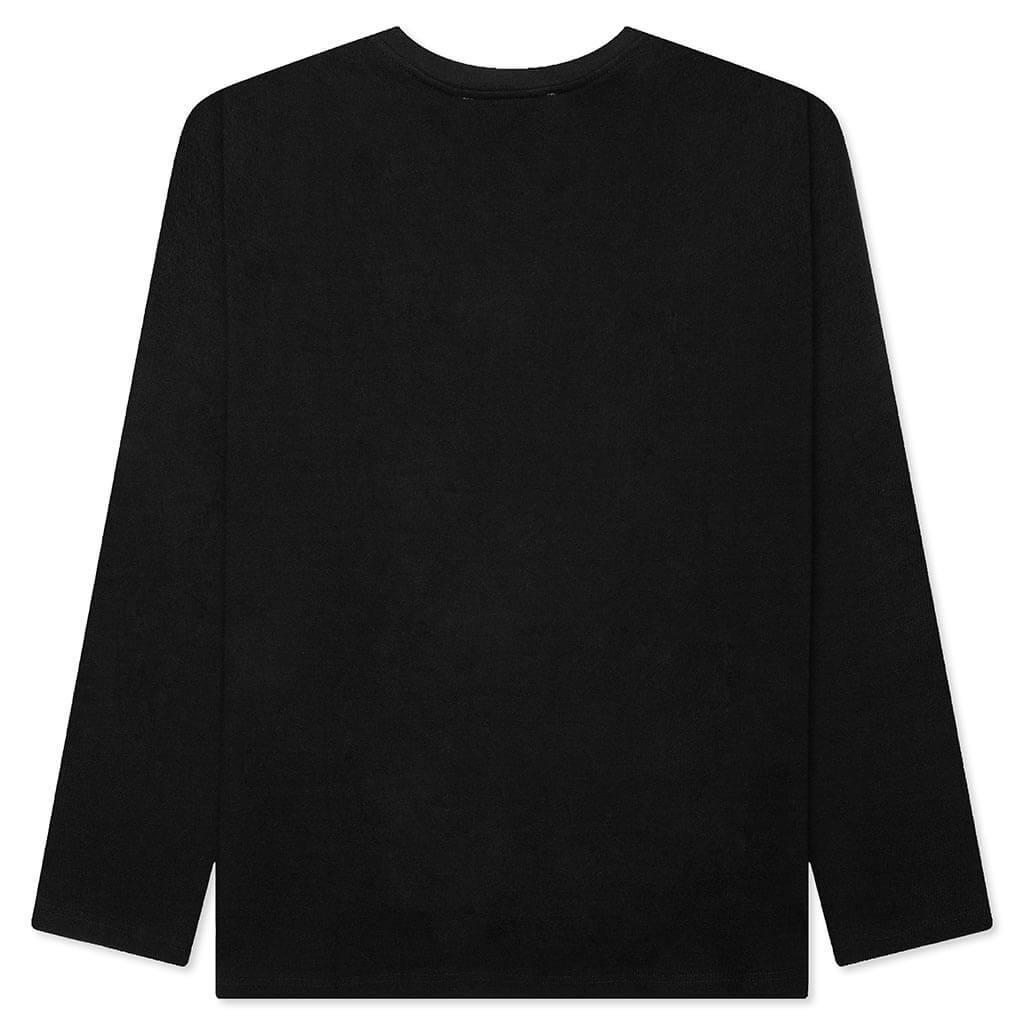 Oversized Logo L/S T-Shirt - Black Male Product Image