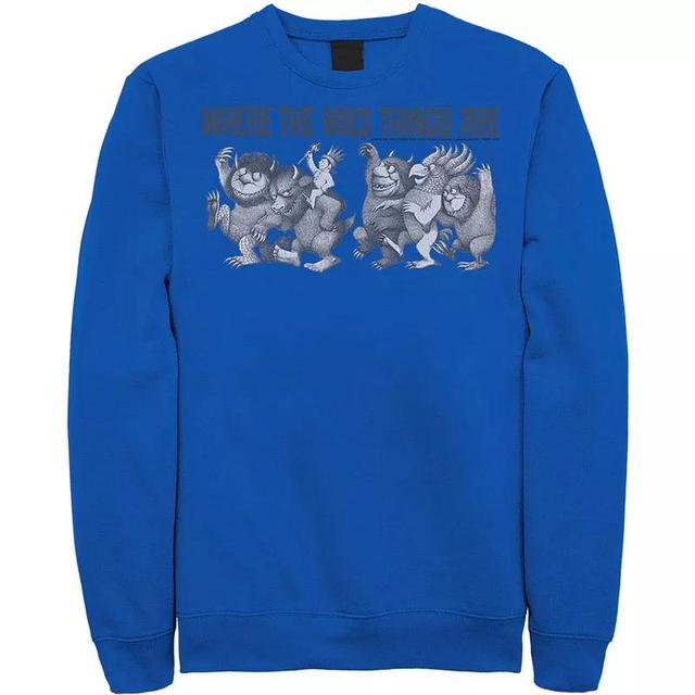 Mens Where The Wild Things Are Max Parade Group Shot Sweatshirt Product Image