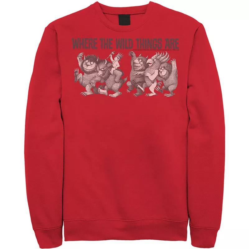 Mens Where The Wild Things Are Max Parade Group Shot Sweatshirt Product Image