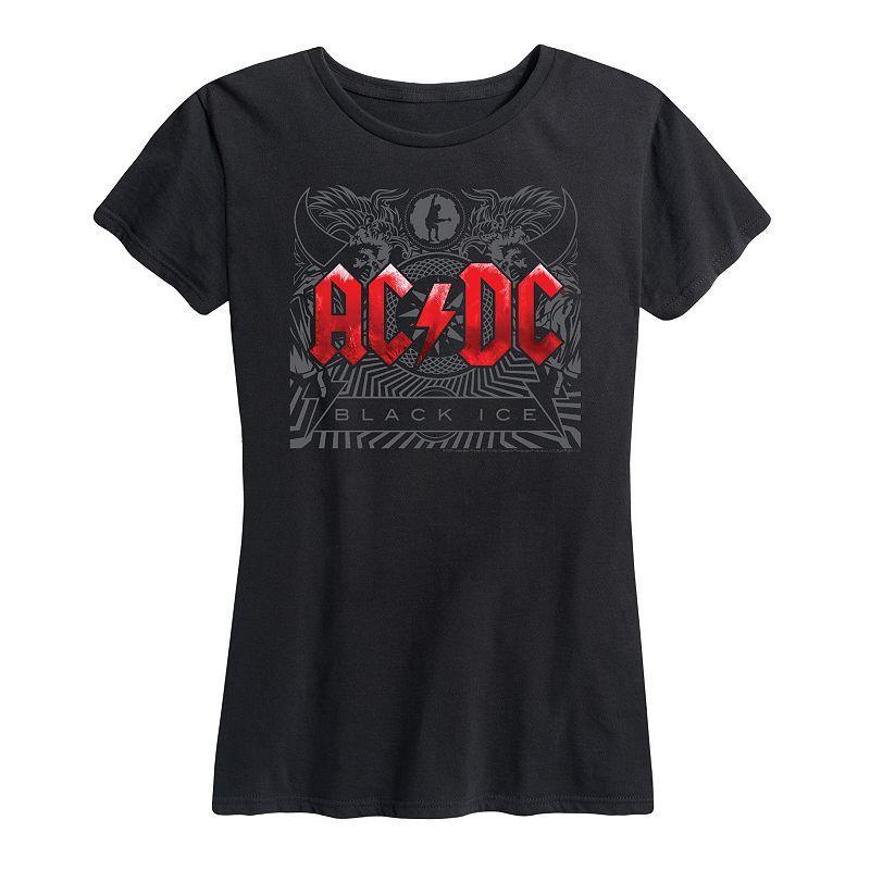 Womens ACDC Black Ice Graphic Tee Product Image