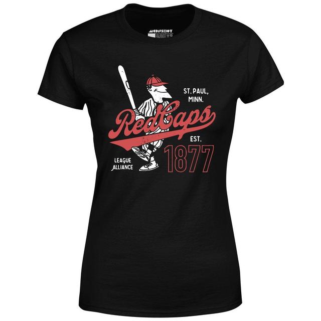 Saint Paul Red Caps - Minnesota - Vintage Defunct Baseball Teams - Women's T-Shirt Female Product Image