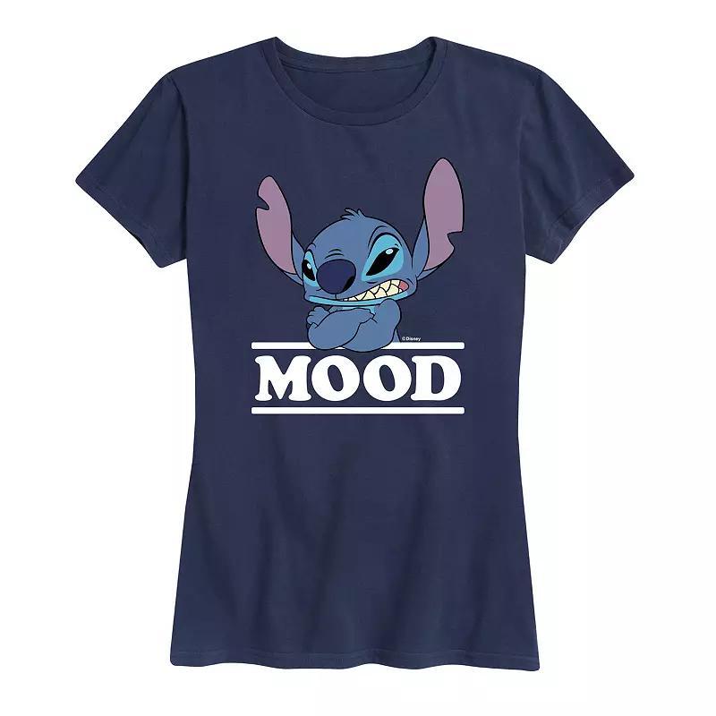 Disneys Lilo & Stitch Womens Mood Graphic Tee Product Image